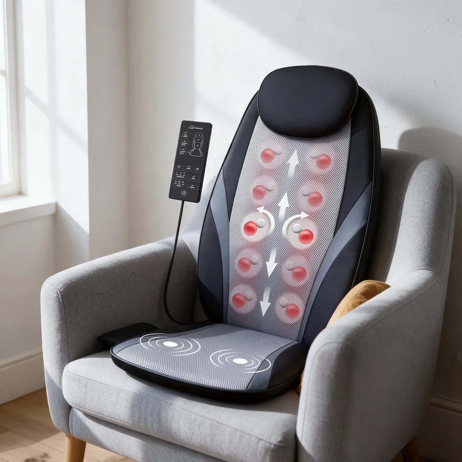 Assento Massageador Shiatsu com Calor