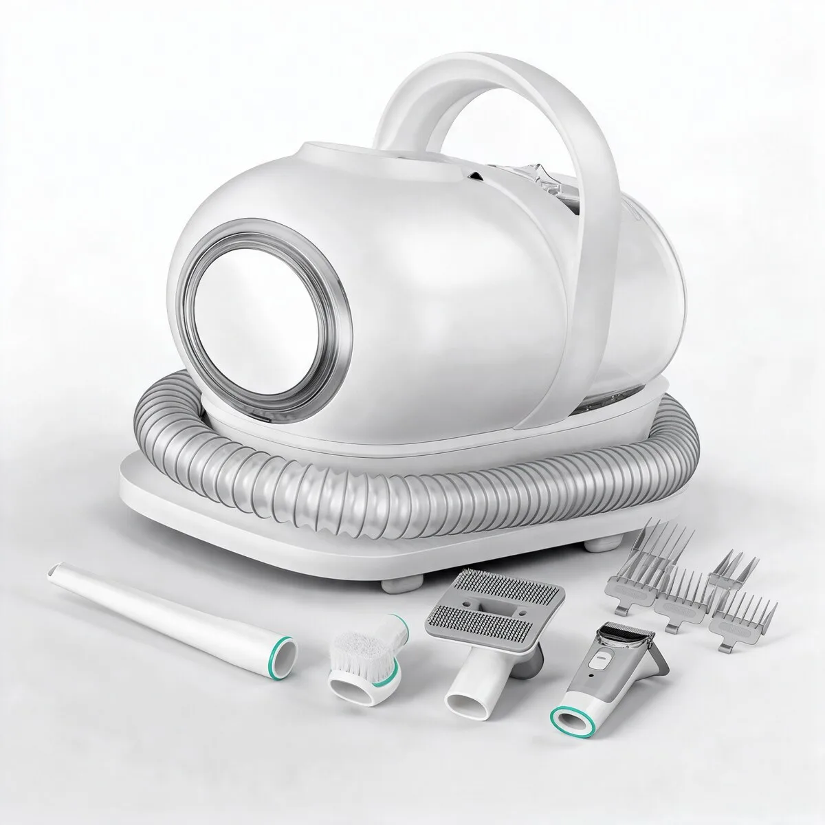 Kit de Tosa com Aspirador Pet 6 em 1 – Tosa em Casa sem Pelo Voando